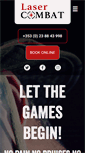 Mobile Screenshot of lasercombat.ie